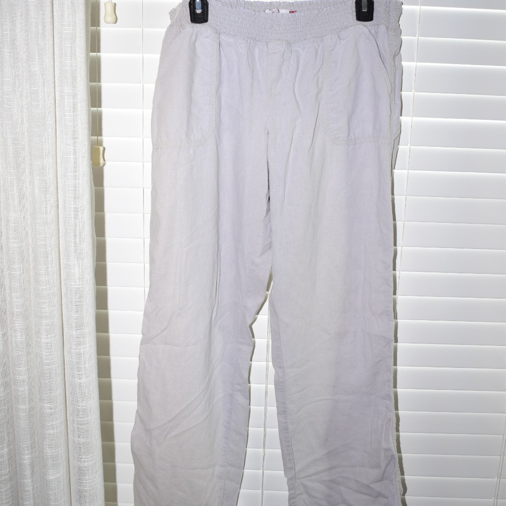 Linens stretch pants
